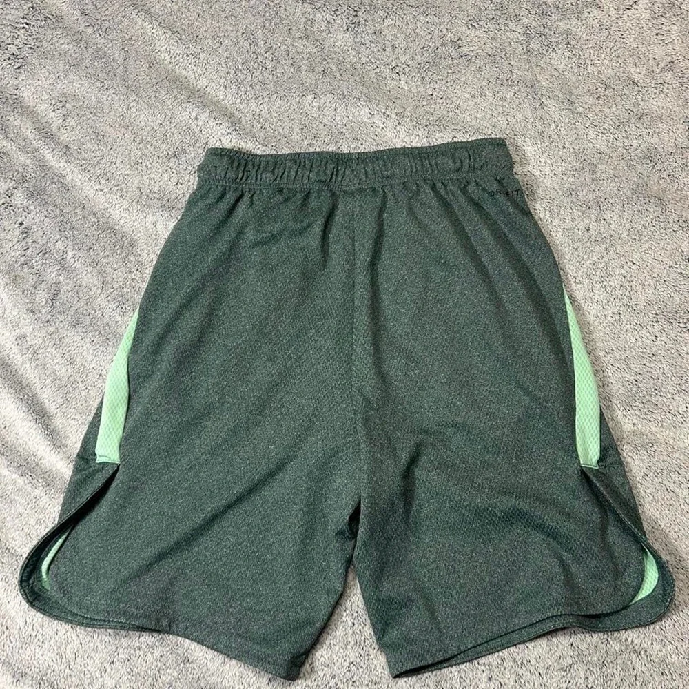 Nike Dri-Fit Green Athletic Shorts Mens Small